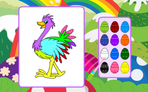 Coloring Game-Peppy Ostrich screenshot 3