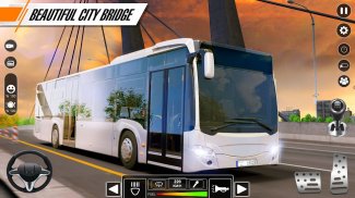 Euro Bus Driving Simulator 3D screenshot 1