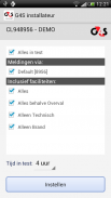 G4S installateur app screenshot 1