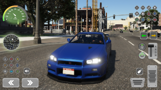 Skyline R34 GTR City Racetrack screenshot 1