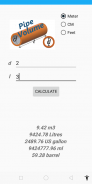 Pipe Volume Calculator screenshot 0