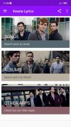 Keane Lyrics screenshot 1