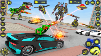 Dino Robot Car Transform Games screenshot 0
