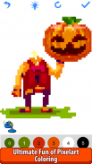 Halloween Pixel Art Coloring screenshot 0