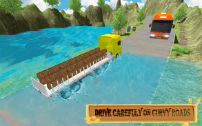 Mud Driving Simulation Cargo Truck 3d: Truck Games screenshot 3