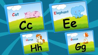 Alphabet jigsaw puzzle game screenshot 0