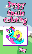 Coloring Game-Peppy Snails screenshot 6