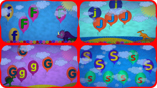 Dino ABC and puzzles screenshot 1