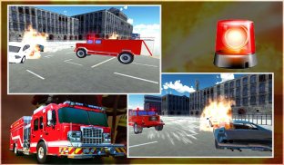 911 รถดับเพลิงกู้ภัย 2016 3D screenshot 4