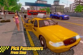 NY City Taxi Transport Driver: Cab Parking SIM screenshot 10