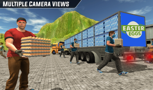 Supermarket Egg Transport Truck Driver Sim 2019 screenshot 6