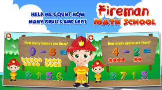 Math for Kids: Fireman screenshot 2