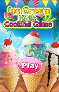 Ice cream maker - Summer Kids Fun Cooking Game screenshot 0