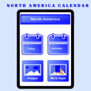 Calendar North America 2020 - Holidays screenshot 0