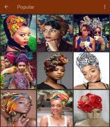 Head wrap styles - How to tie a head wrap screenshot 5