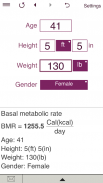 TDEE + BMR + BMI Calculator screenshot 7