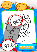 Coloring 100 Days Of School Games screenshot 3