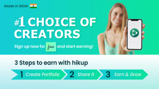 Hikup - Influencer & Creator Portfolio screenshot 1