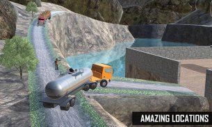 Oil Tanker Transporter Truck Driving Games screenshot 3