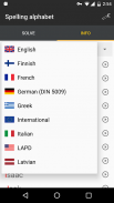 Spelling alphabet screenshot 2