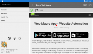 Web Macro Bot (record+replay) screenshot 21