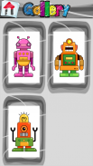 robot libro da colorare screenshot 7