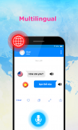 Универсальный голосовой переводчик: голос и текст screenshot 0