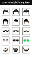 Men Hairstyle Set my Face screenshot 1