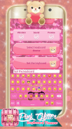 Pink Glitter Keyboard Themes screenshot 0