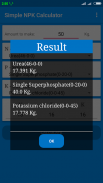 Simple NPK Calculator screenshot 3