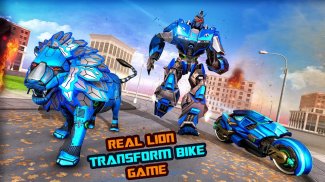 Real Lion Transform Robot Hero: Robot Games screenshot 3