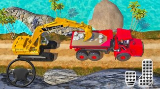 Sand Excavator Crane Simulator:Heavy Construction screenshot 0