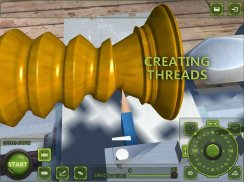 Torno 3D: Juego simulador de fresado y torneado screenshot 8