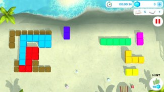 Tangram Puzzles Beach Party screenshot 0