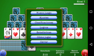 Solitario Clásico Tri Peaks screenshot 1