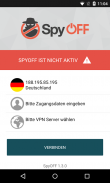 SpyOFF VPN - anonym surfen screenshot 0