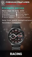 Racing Watch Face & Clock Widget screenshot 8