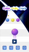 Color Rolling Ball - 3D Ball Race Game screenshot 2