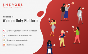 Best free and safe social app for women - SHEROES screenshot 6
