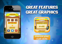 Monster Math - math drills screenshot 7