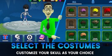 Skull Game - Skeleton Game screenshot 5