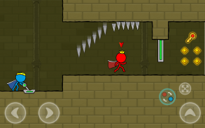 Red and Blue Stickman : Animation Parkour screenshot 23