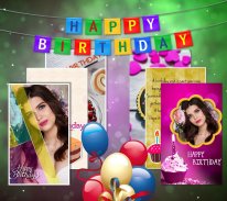 Birthday Greeting Cards Maker: Create photo frames screenshot 11