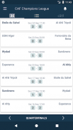 Scores for CAF Champions League. Africa Live Goals screenshot 0