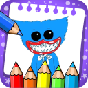 Huggy Coloring Wuggy Playtime Icon