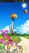 City blue sky Wallpaper HD screenshot 0