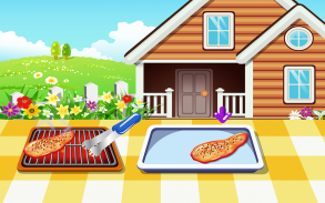 Beef Barbecue Cooking Games screenshot 0
