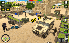 Army truck driving truck games screenshot 5