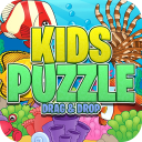 Jigsaw Kids 2x2 Puzzle Drag & Drop Game Icon