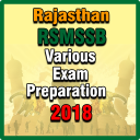 Rajasthan RSMSSB Various Exam Preparation 2018 Icon